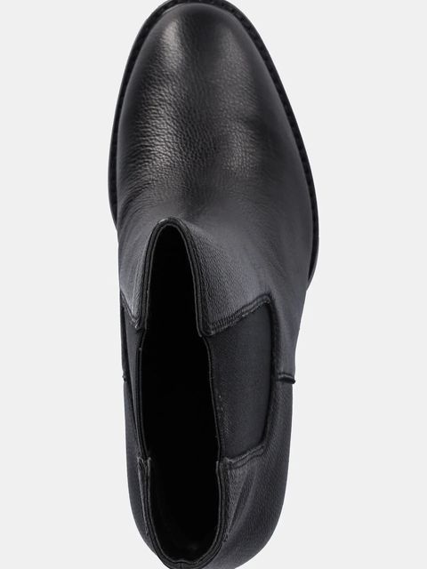 Lauren Ralph Lauren sztyblety skórzane Layne damskie kolor czarny na słupku 802974391001