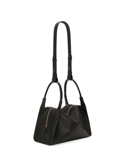 Victoria Beckham plié leather tote bag - Black
