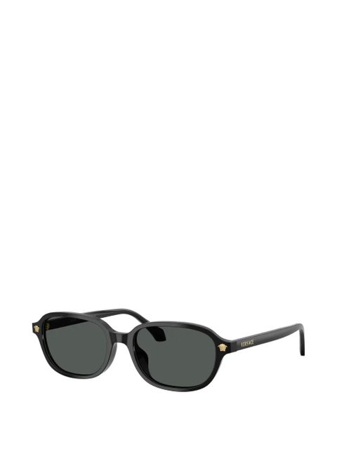 Versace Eyewear oval-frame medallion sunglasses - Black - zdjęcie produktu nr 2