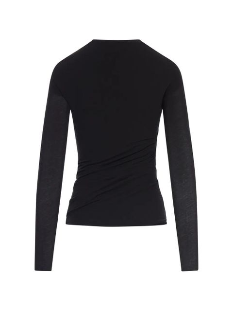 Jil Sander long-sleeved top - Black - zdjęcie produktu nr 2