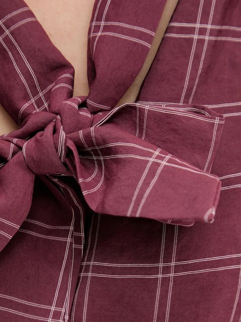 Answear.LAB koszula damskie kolor bordowy regular