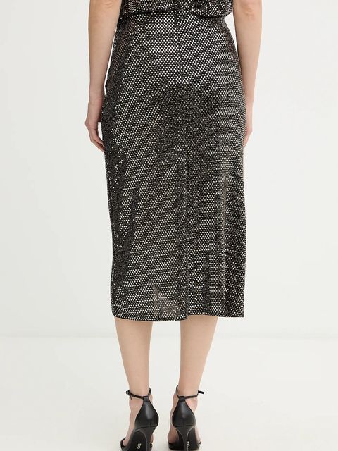 Morgan spódnica kolor czarny midi prosta JOLIVIA