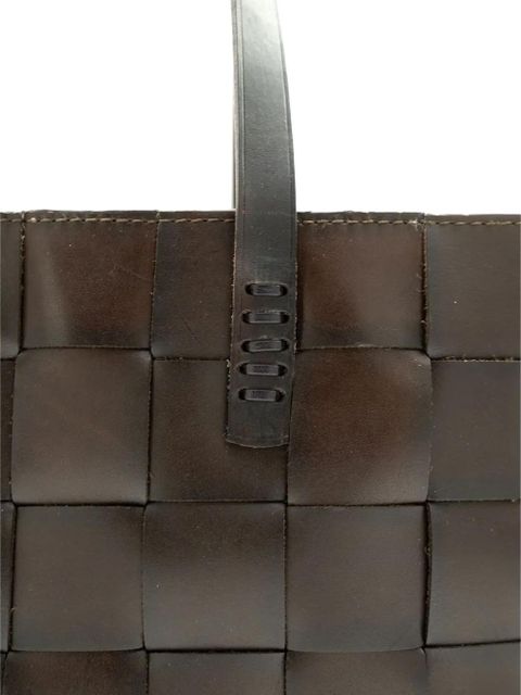 DRAGON DIFFUSION Japan woven tote bag - Brown