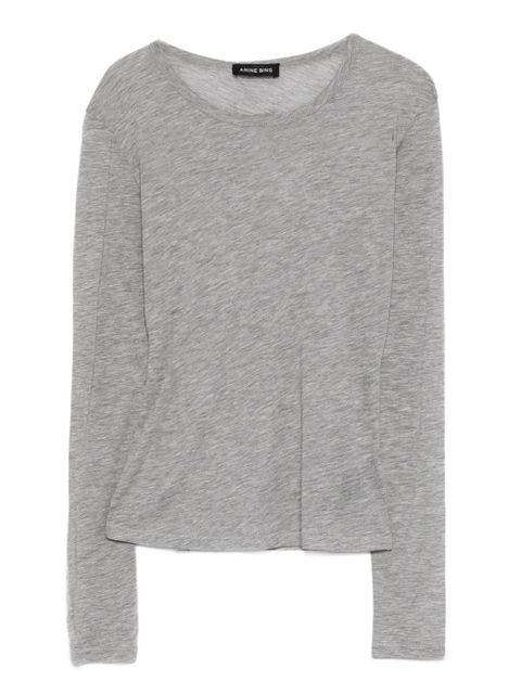 ANINE BING Sylvie long-sleeve T-shirt - Grey - zdjęcie produktu nr 1
