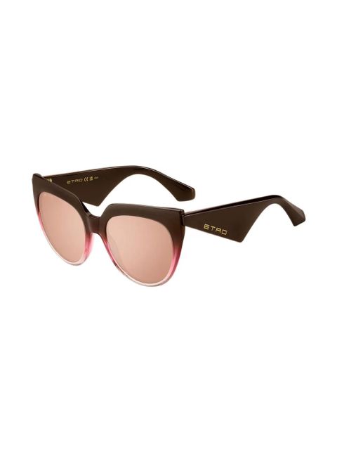 ETRO Tailoring cat-eye frame sunglasses - Brown