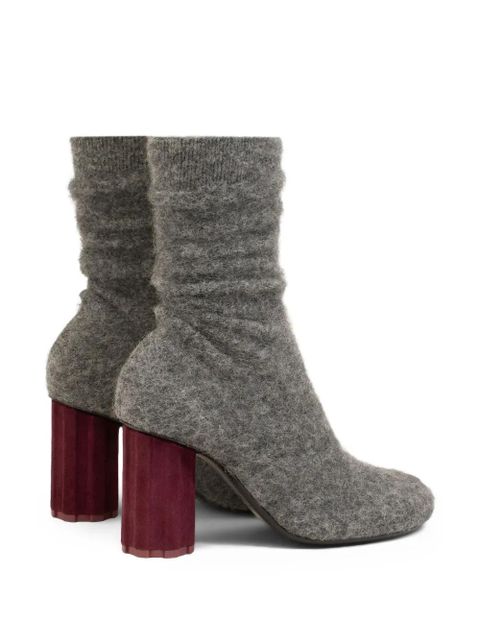 AMI Paris 85mm Piano ankle boots - Grey - zdjęcie produktu nr 2
