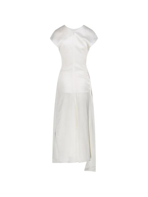 Victoria Beckham twist-detail asymmetric dress - Neutrals - zdjęcie produktu nr 2