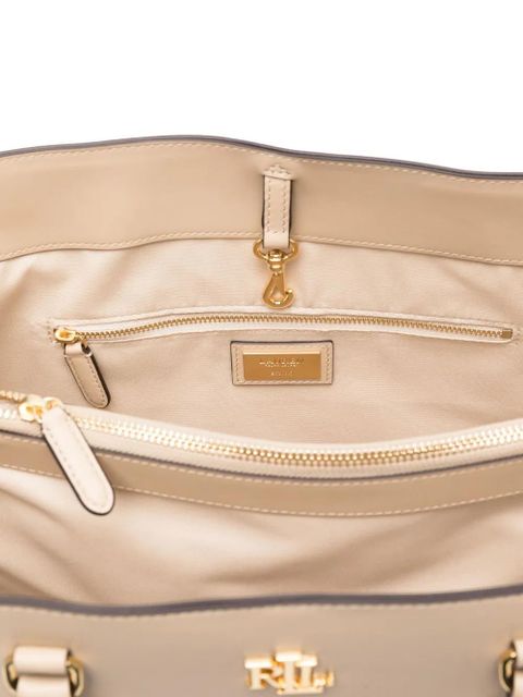 Lauren Ralph Lauren large Marcy top-handle tote bag - Neutrals