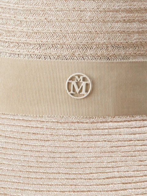 Maison Michel Blanche sun hat - Neutrals - zdjęcie produktu nr 2