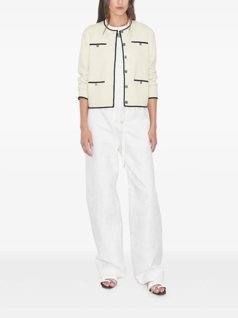 Tory Burch Kendra buttoned detailed cardigan - Neutrals