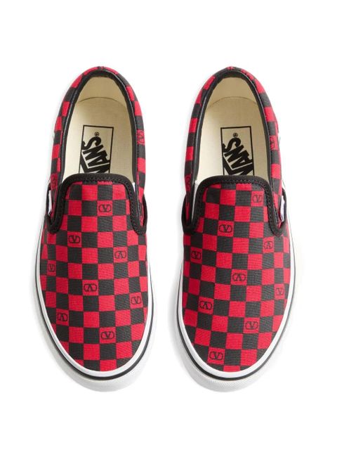 Valentino Garavani x Vans Vlogo checkerboard sneakers - Red