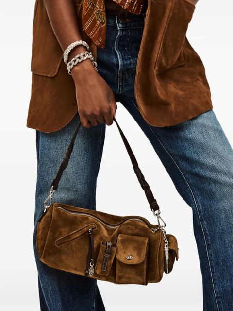Ba&Sh Beni suede shoulder bag - Brown - zdjęcie produktu nr 2