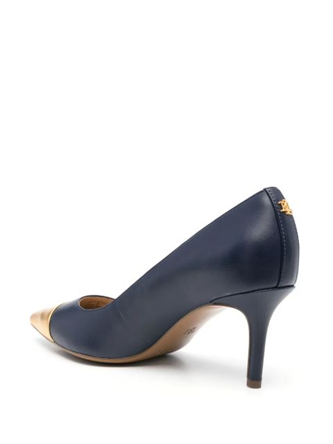 Lauren Ralph Lauren 75mm leather pumps - Blue