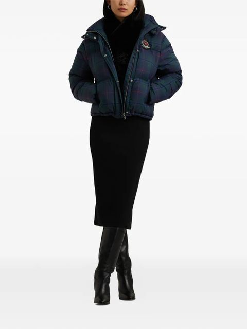 Lauren Ralph Lauren logo-patch puffer jacket - Green - zdjęcie produktu nr 2