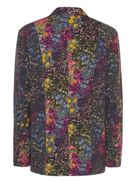 ROTATE BIRGER CHRISTENSEN floral-print blazer - Purple - zdjęcie produktu nr 2