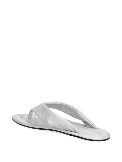 BY FAR Dasha leather sandals - White
