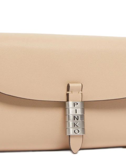 PINKO chain-strap leather clutch - Neutrals - zdjęcie produktu nr 2
