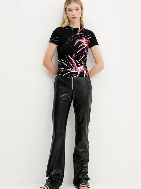 Desigual t-shirt LALA damski kolor czarny 25WWTK16 - zdjęcie produktu nr 2