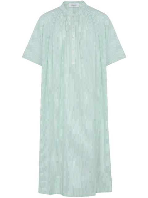 Yves Salomon striped midi dress - Green - zdjęcie produktu nr 1
