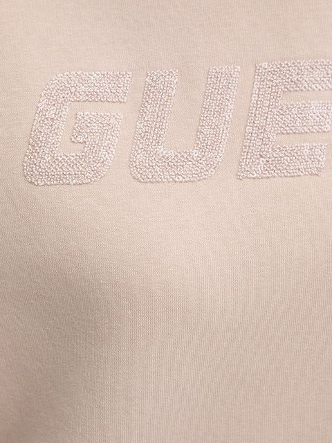 Guess bluza AELIA damska kolor beżowy gładka V5BQ10 KB681