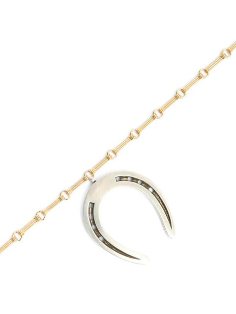 ISABEL MARANT Byrne horseshoe-pendant necklace - Gold