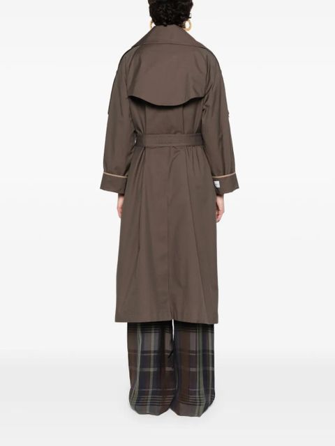 Max Mara tie-belted jacket - Brown
