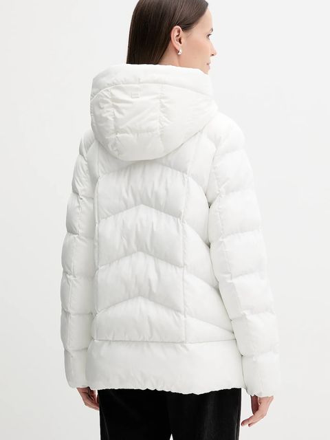 Geox kurtka damska kolor biały zimowa W4628P-T3144-F9000