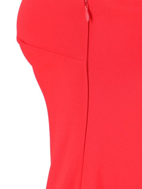 Lauren Ralph Lauren halterneck split dress - Red