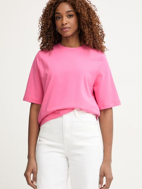 United Colors of Benetton T-shirt damski bawełniany - zdjęcie produktu nr 2