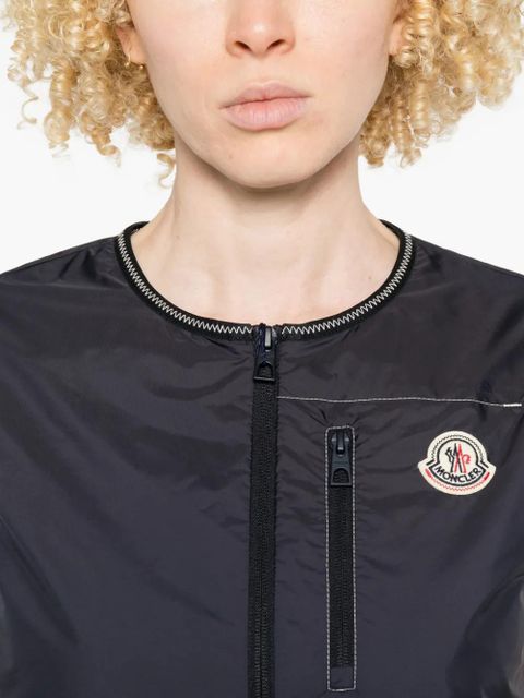 Moncler Alshain zip gilet - Blue