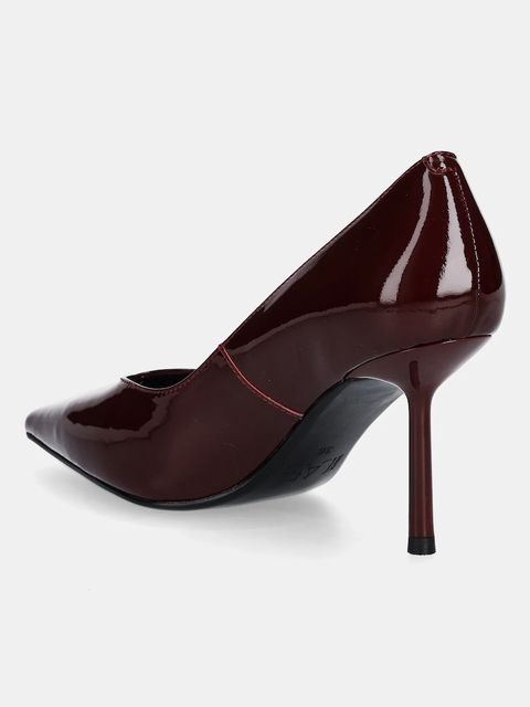 Answear.LAB szpilki skórzane kolor bordowy