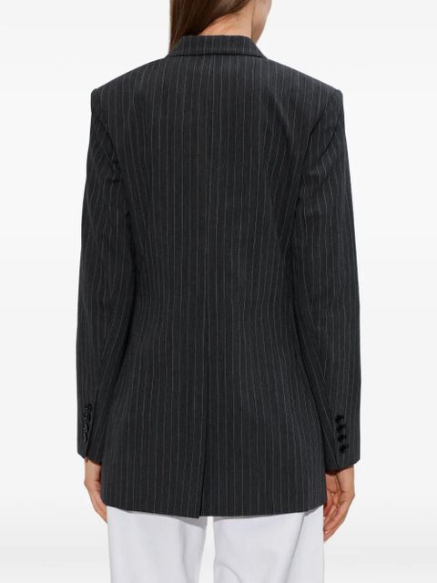 ISABEL MARANT Jevima pinstripe double-breasted blazer - Grey