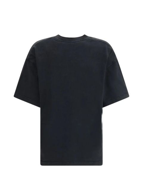 Alexander Wang reflective halo print Logo T-shirt - Black