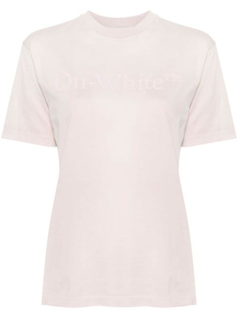 Off-White logo-print ombré T-shirt - Pink - zdjęcie produktu nr 1