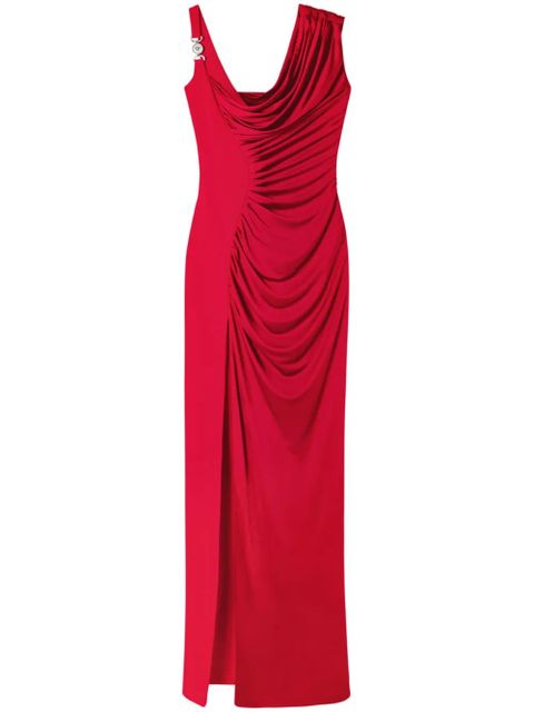 Versace Medusa '95 draped gown - Red - zdjęcie produktu nr 1