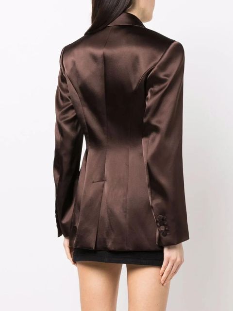 Alexander McQueen single-breasted tailored blazer - Brown