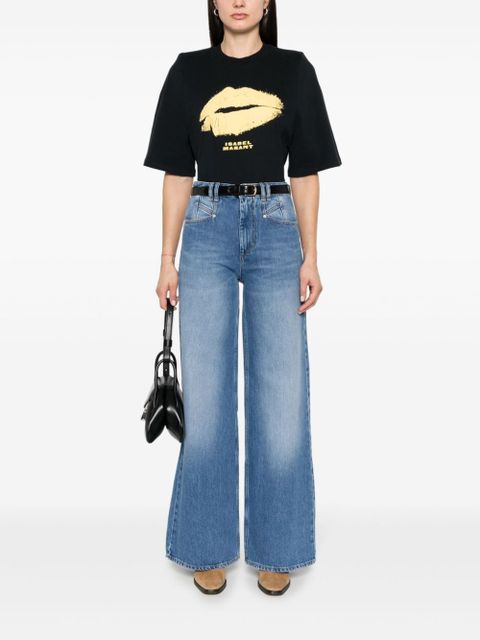 ISABEL MARANT Lemony wide-leg jeans - Blue - zdjęcie produktu nr 2