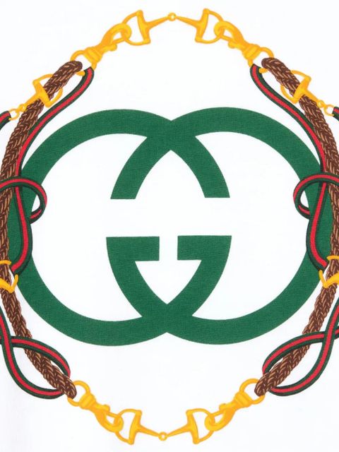 Gucci logo-print T-shirt - White - zdjęcie produktu nr 2