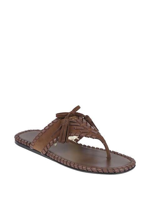 Prada tasselled sandals - Brown - zdjęcie produktu nr 2