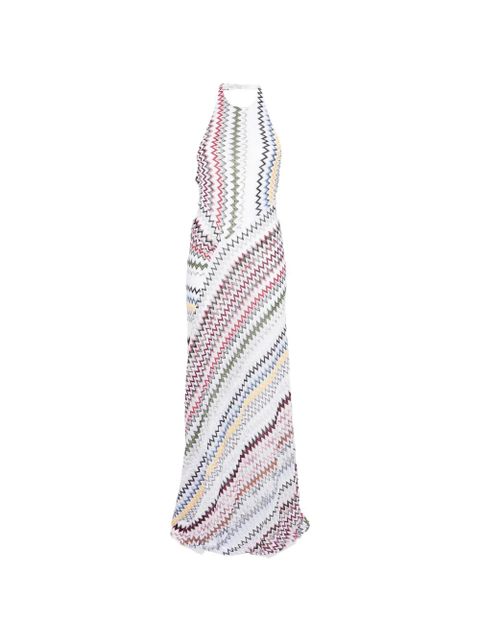 Missoni zigzag-pattern maxi dress - White - zdjęcie produktu nr 1