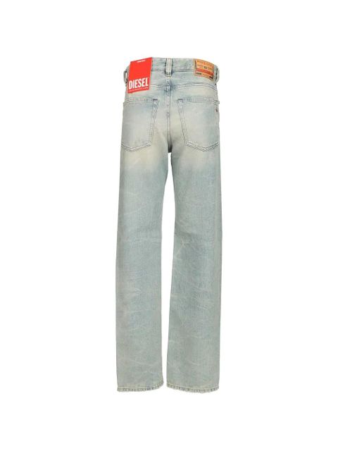 Diesel logo-patch wide-leg jeans - Blue - zdjęcie produktu nr 2