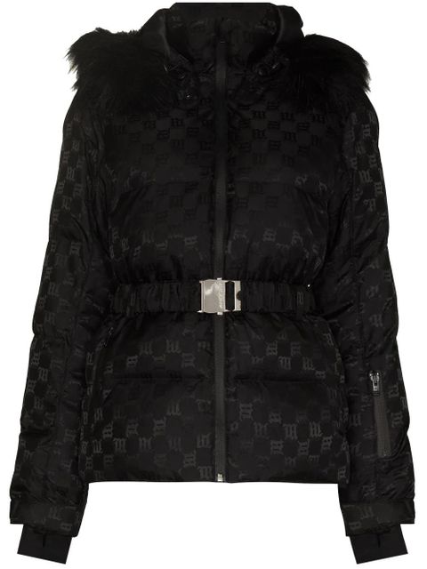 MISBHV monogram-print puffer jacket - Black - zdjęcie produktu nr 1