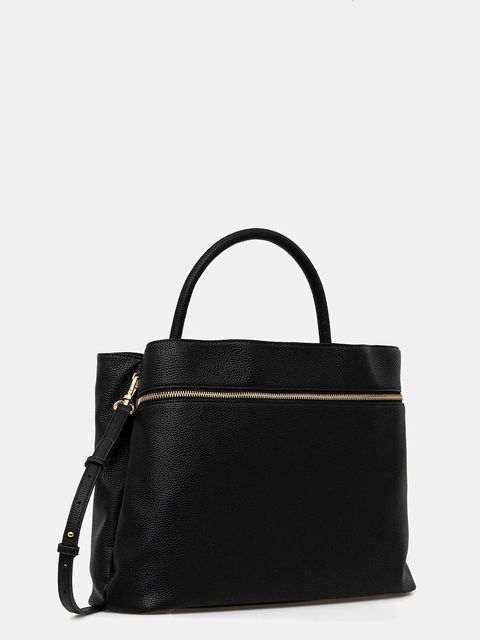 Twinset torebka skórzana kolor czarny 252TD8260 - zdjęcie produktu nr 2