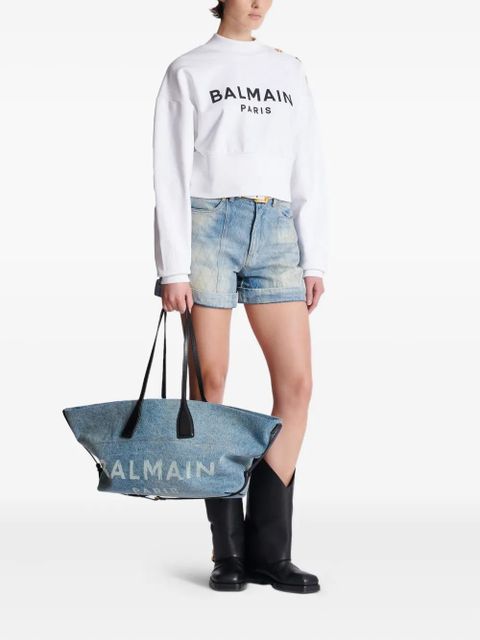 Balmain Track tote bag - Blue - zdjęcie produktu nr 2