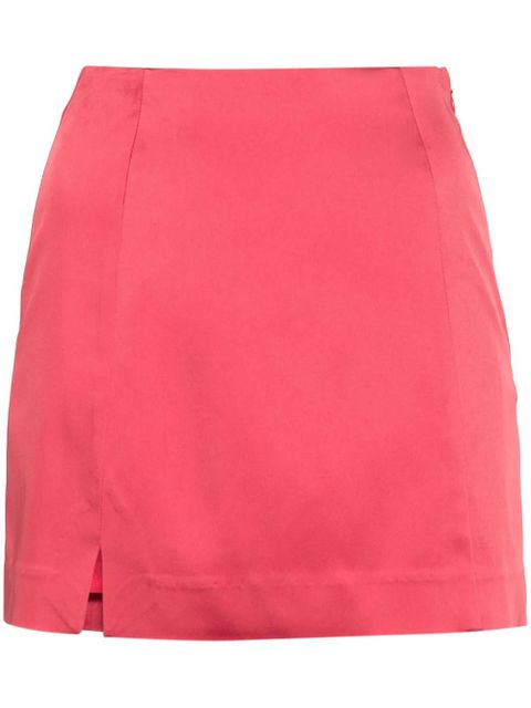 Cult Gaia Flor satin mini skirt - Pink - zdjęcie produktu nr 1