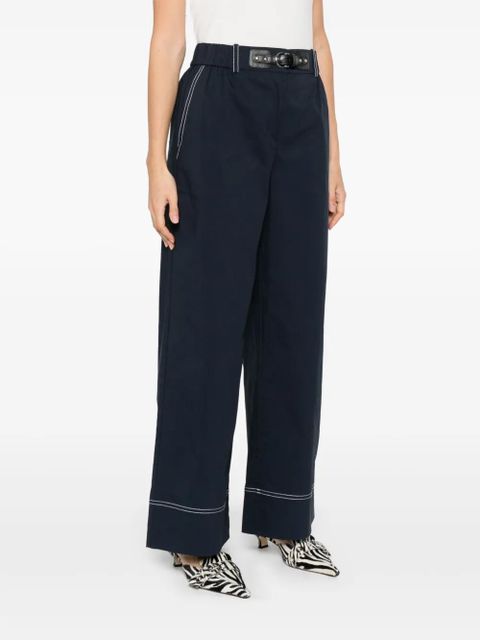 Maje wide-leg trousers - Blue