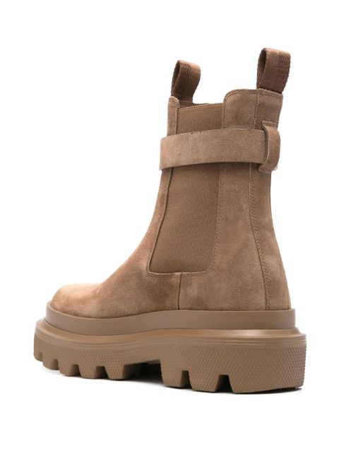 Dolce & Gabbana suede boots - Brown - zdjęcie produktu nr 2
