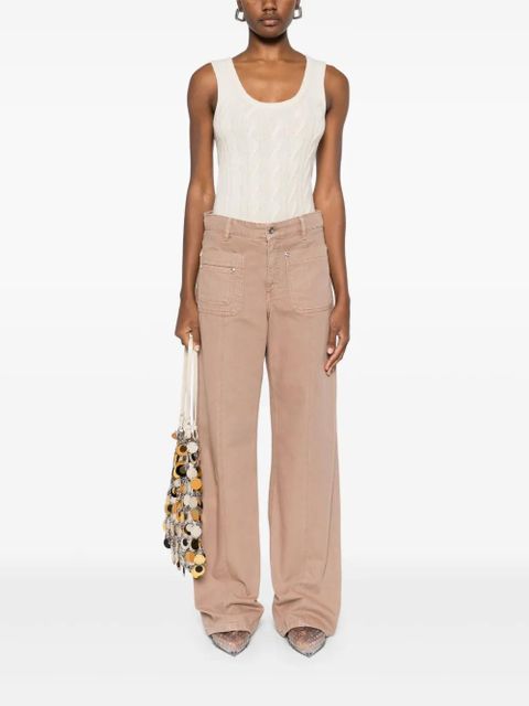 Blumarine canvas jeans - Brown - zdjęcie produktu nr 2