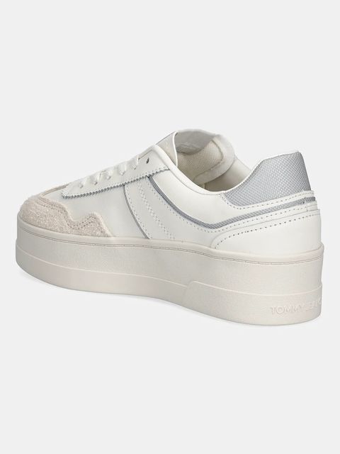 Tommy Jeans sneakersy THE GREENWICH FLATFORM damskie kolor beżowy EN0EN02807 - zdjęcie produktu nr 2