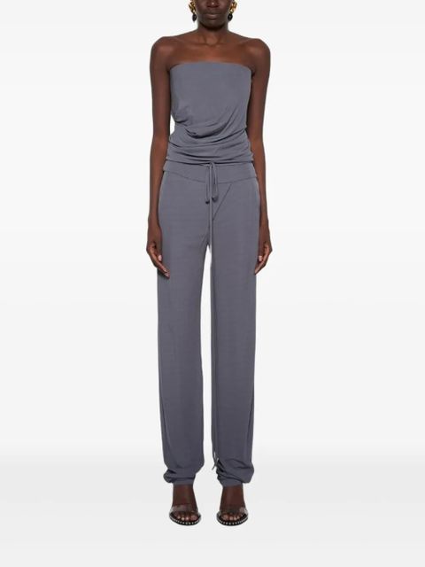 Christopher Esber tie waist trousers - Grey